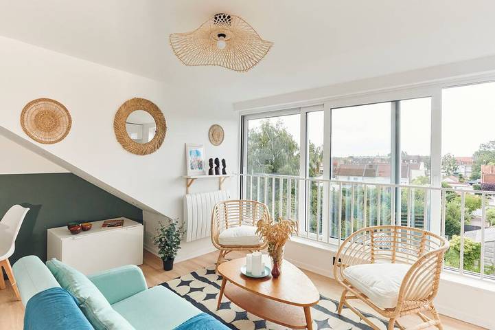 Ganze Wohnung, Univers 1-Bedroom Apartment · Garden View · 2' from Lille in Ronchin, Lille und Umgebung