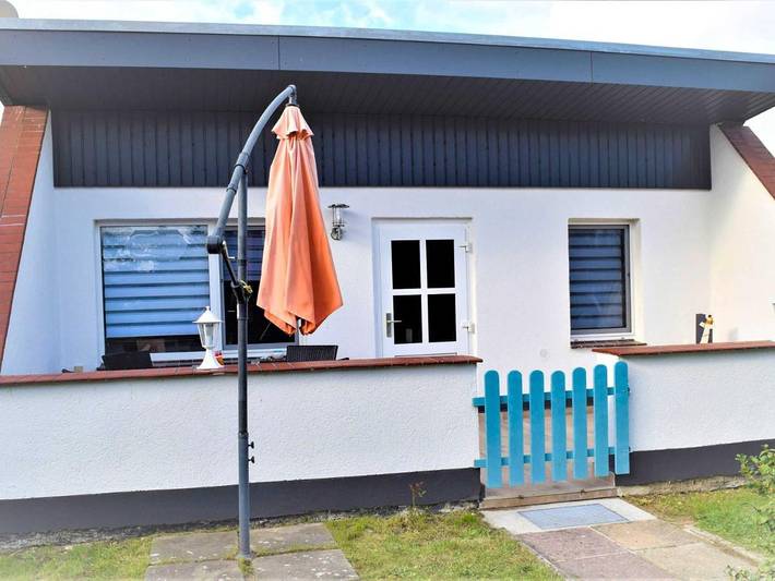 Ferienhaus für 3 Personen, mit Terrasse und Garten