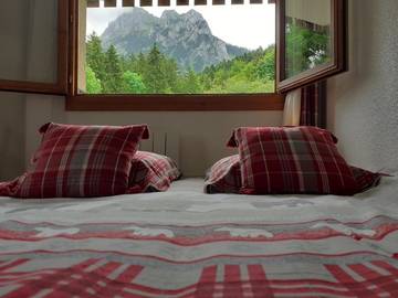 Gîte pour 4 personnes, avec vue et balcon à Bernex