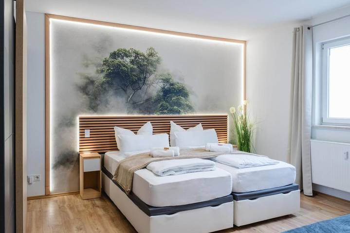 Ferienwohnung für 6 Personen, mit Balkon und Garten in Mühldorf am Inn