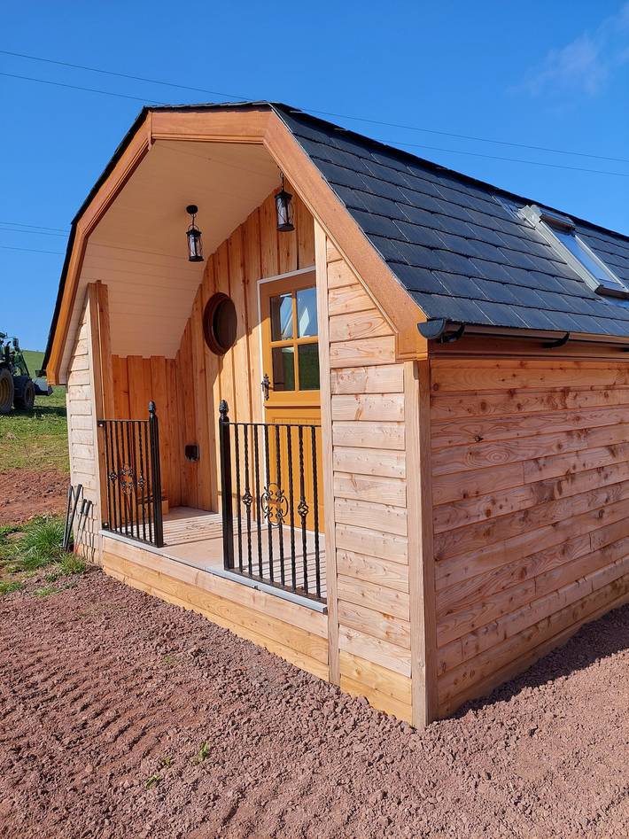 Ferienhaus für 2 Personen, mit Balkon und Terrasse sowie Garten in Schottland