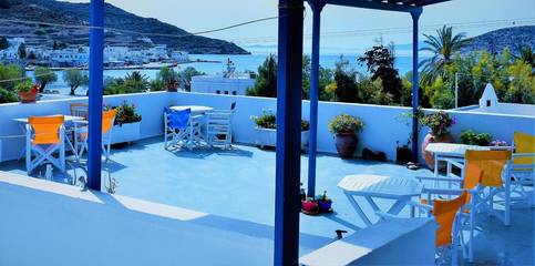 Gîte pour 4 personnes, avec balcon dans Amorgos
