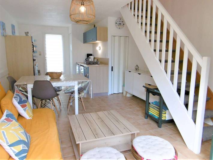 Gîte pour 4 personnes, avec terrasse et jardin, adapté aux familles dans Plage Saint-Jacques - 4