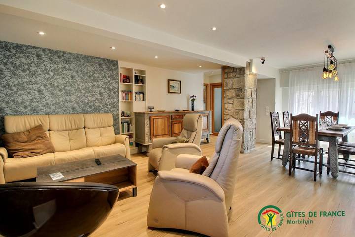 Gîte pour 6 personnes, avec Terrasse et Jardin à Port-Louis
