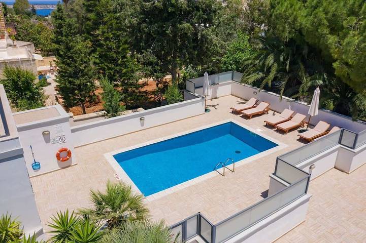 Ferienhaus für 6 Personen, mit Balkon und Pool auf Malta