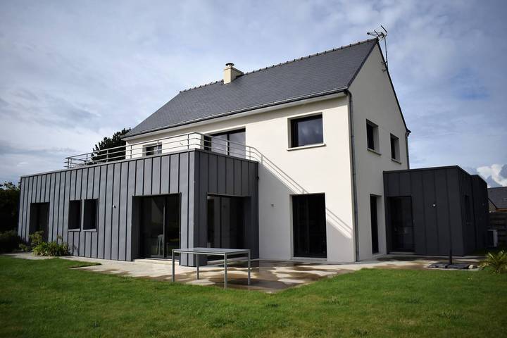 Maison de vacances pour 10 personnes, avec Balcon ainsi que Terrasse et Jardin