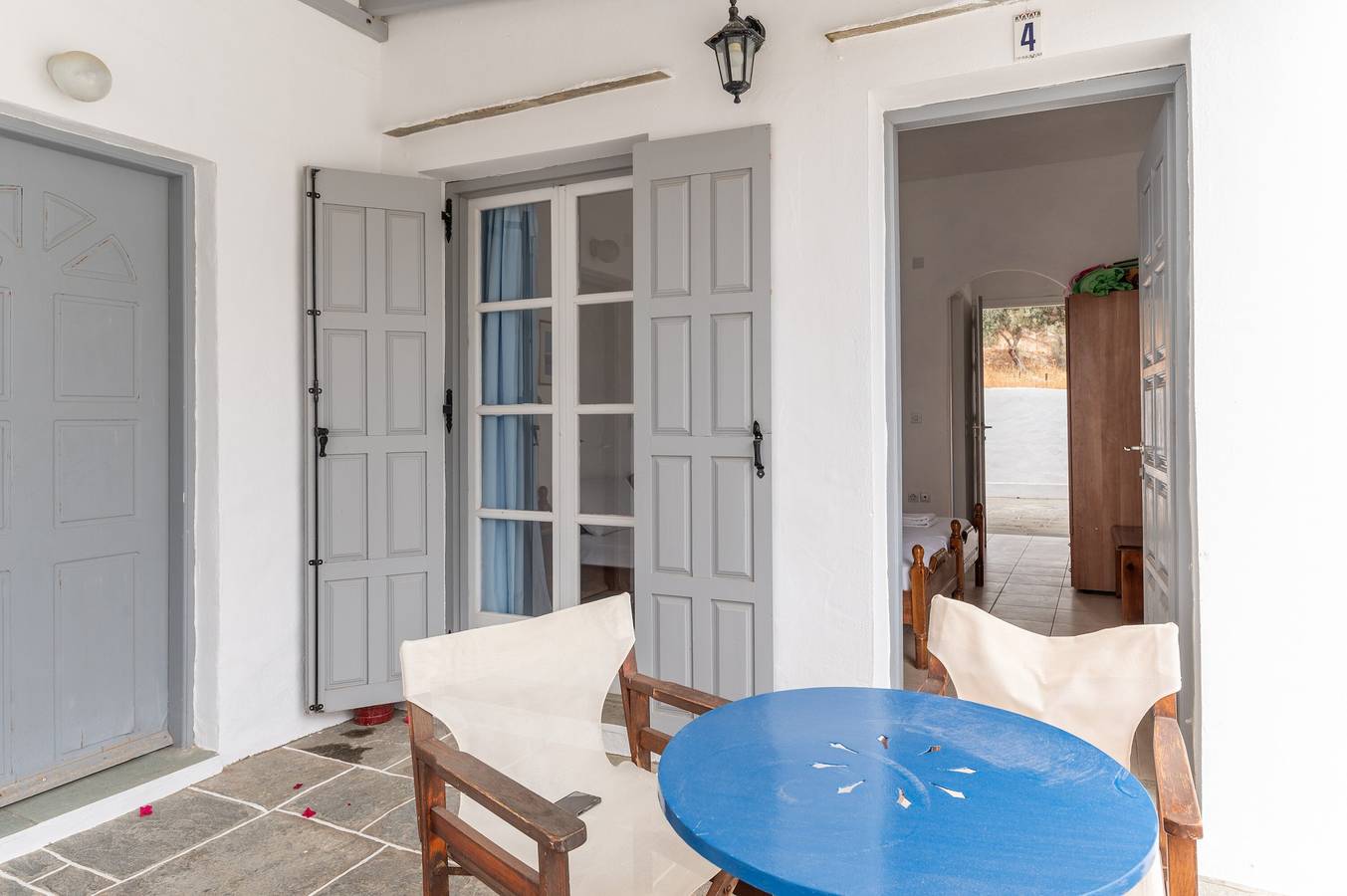 Estudio entero, Estudio 'Sifnos 4' con vistas al mar, Wi-Fi y aire acondicionado in Playa de Vathi, Cícladas