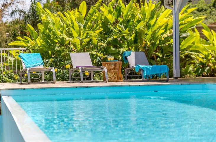 Location de vacances pour 9 personnes, avec jardin ainsi que piscine et terrasse à Le Vauclin - 3