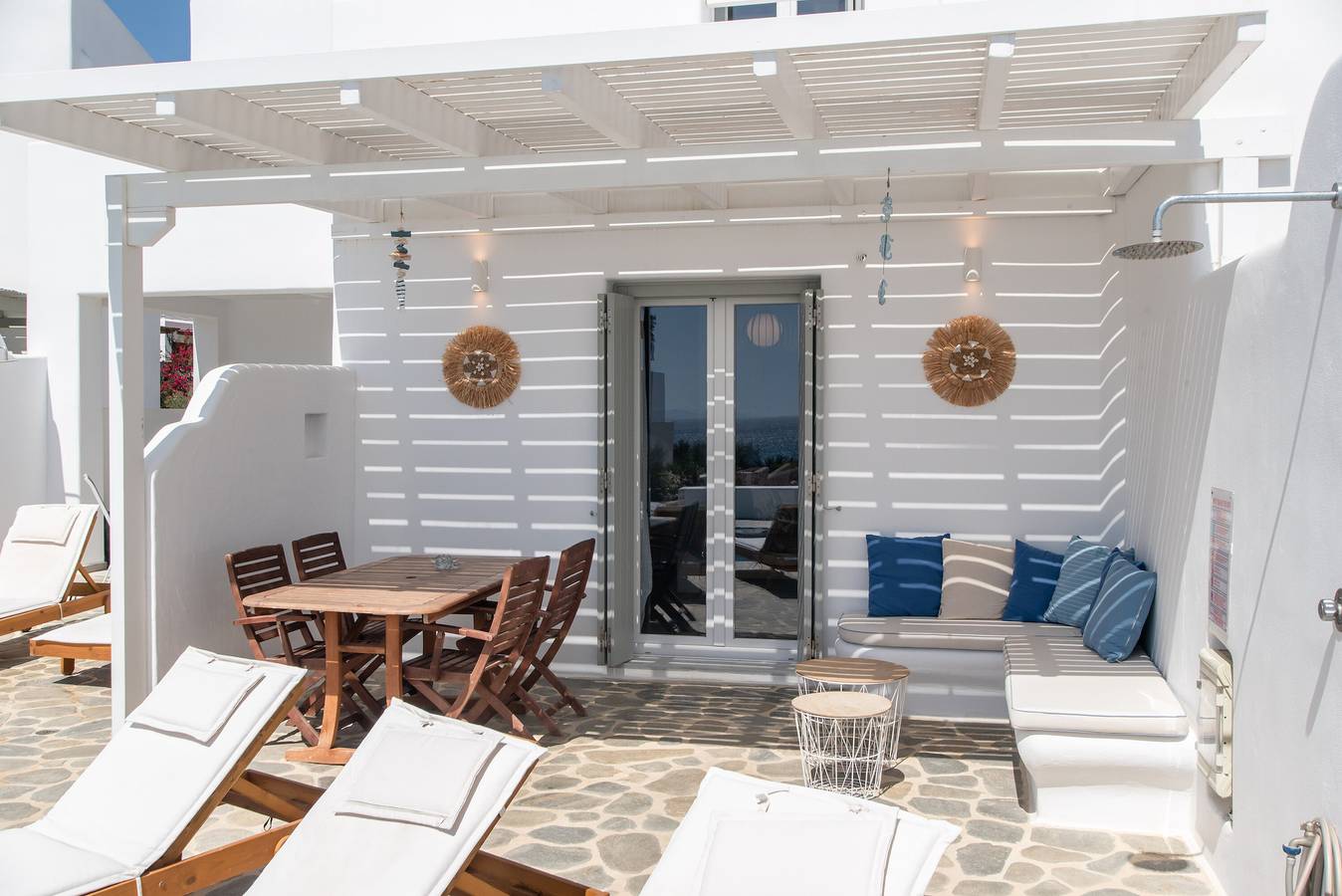Villa 'Helen Luxury  Mare' with Sea View, Wi-Fi and Air Conditioning in Kastraki (Naxos), Cyclades