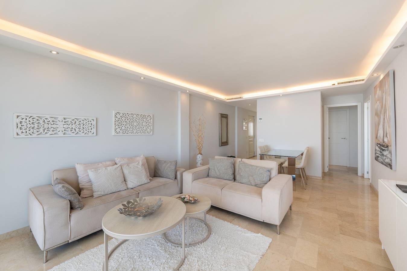Hel lejlighed, Apartment 'Siente El Mar' with Sea View, Wi-Fi and Air Conditioning in La Gaspara, Estepona