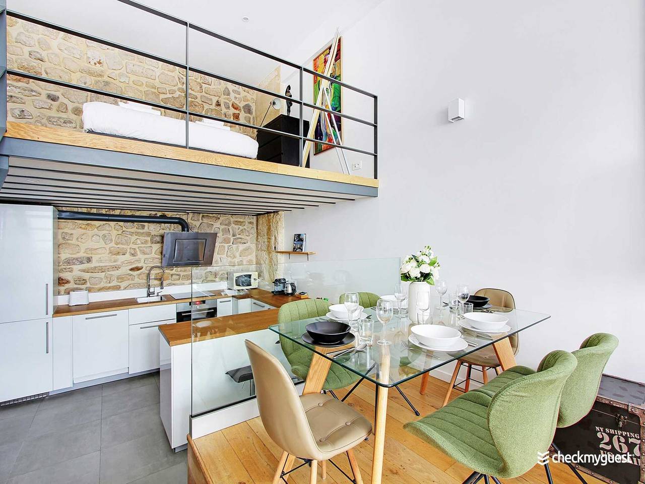 Appartamento intero, Elegante appartamento - 1Br/6P - Porte Saint-Martin in 10th Arrondissement, Parigi
