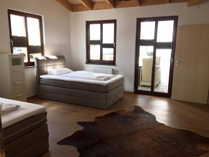 Ferienwohnung für 8 Personen, mit Terrasse und Garten sowie Ausblick in Lengerich - 4