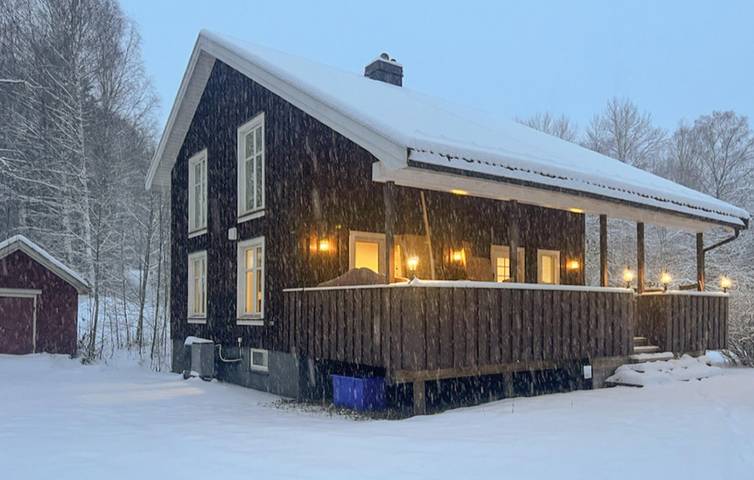 Ferienhaus für 7 Personen mit Terrasse in Sauherad