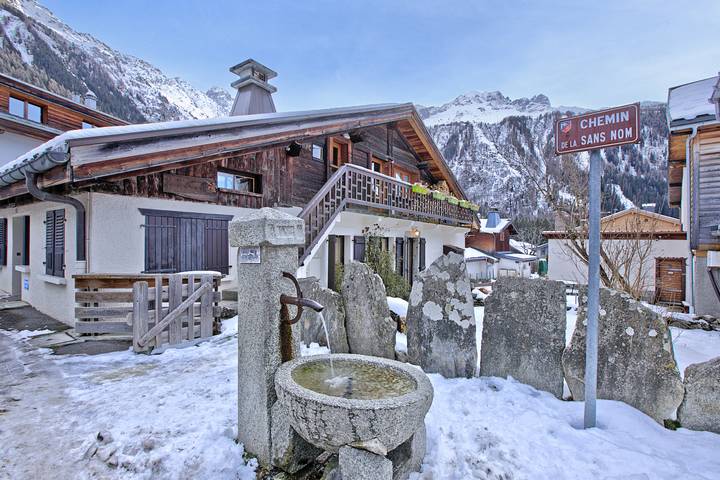 Ganze Wohnung, Maisonnette Argentée Near Grands Montets: Garden + Mont Blanc in Argentière, Chamonix