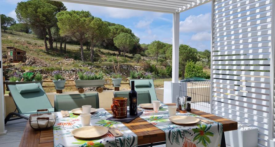 Chambre d’hôte pour 4 personnes, avec piscine et jardin dans l' Aude - 4
