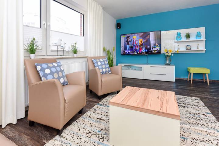 Ferienwohnung für 4 Personen, mit Balkon/Terrasse und Balkon in Bensersiel - 4