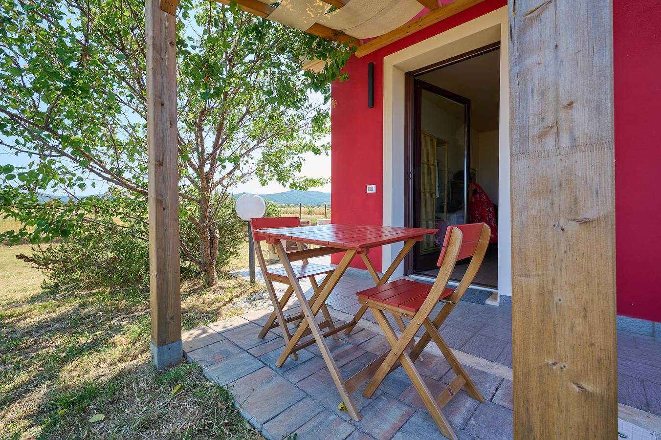 Habitación 'Bambù' con terraza compartida, Wi-Fi y aire acondicionado in Riotorto, Costa Etrusca