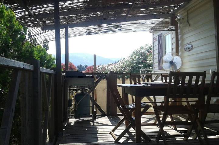 Mobihom mountain view good for a small family for a pleasant stay in Lucciana, Bastia region