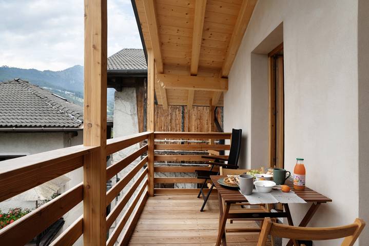 Chalet für 4 Personen, mit Balkon im Trentino - 2