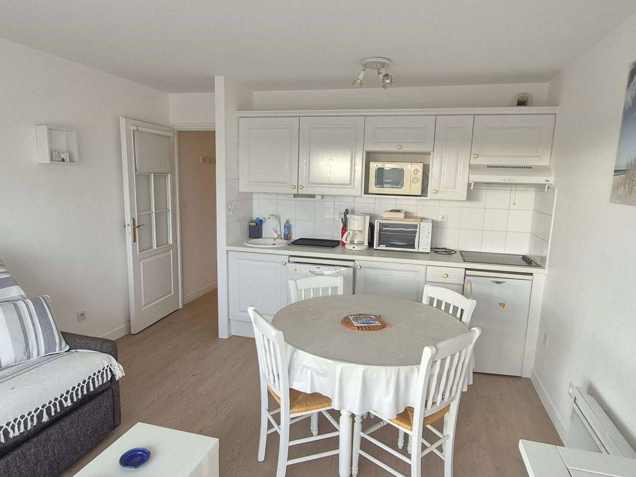 Estudio entero, Estudio luminoso para 4 con balcón orientado al sur, Stella Plage in Cucq, Montreuil und Umgebung