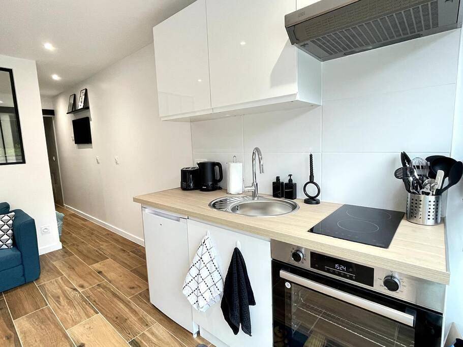 Appartement entier, Studio Apartment in Reignier-Ésery, Région de Saint-Julien-en-Genevois