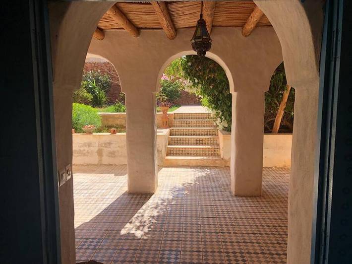 Location de vacances pour 8 personnes, avec vue et jardin dans Tnine Aglou