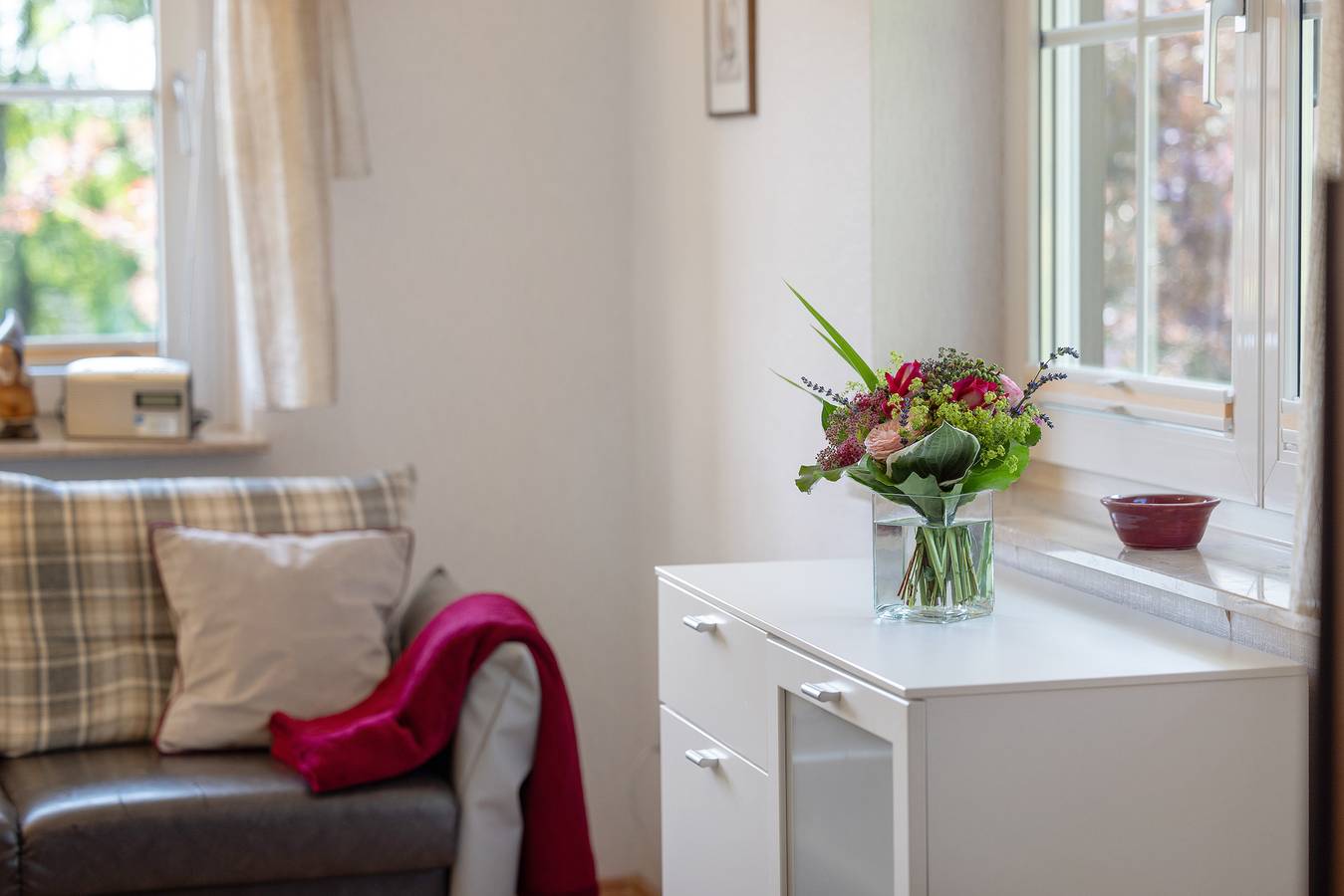 Ganze Wohnung, Ferienwohnung 'Waltraud' mit gemeinsamer Terrasse, Gemeinschaftsgarten und Wi-Fi in Tieringen, Meßstetten