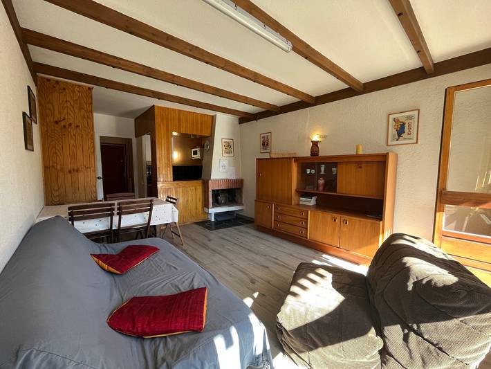Studio pour 4 personnes, avec Balcon
