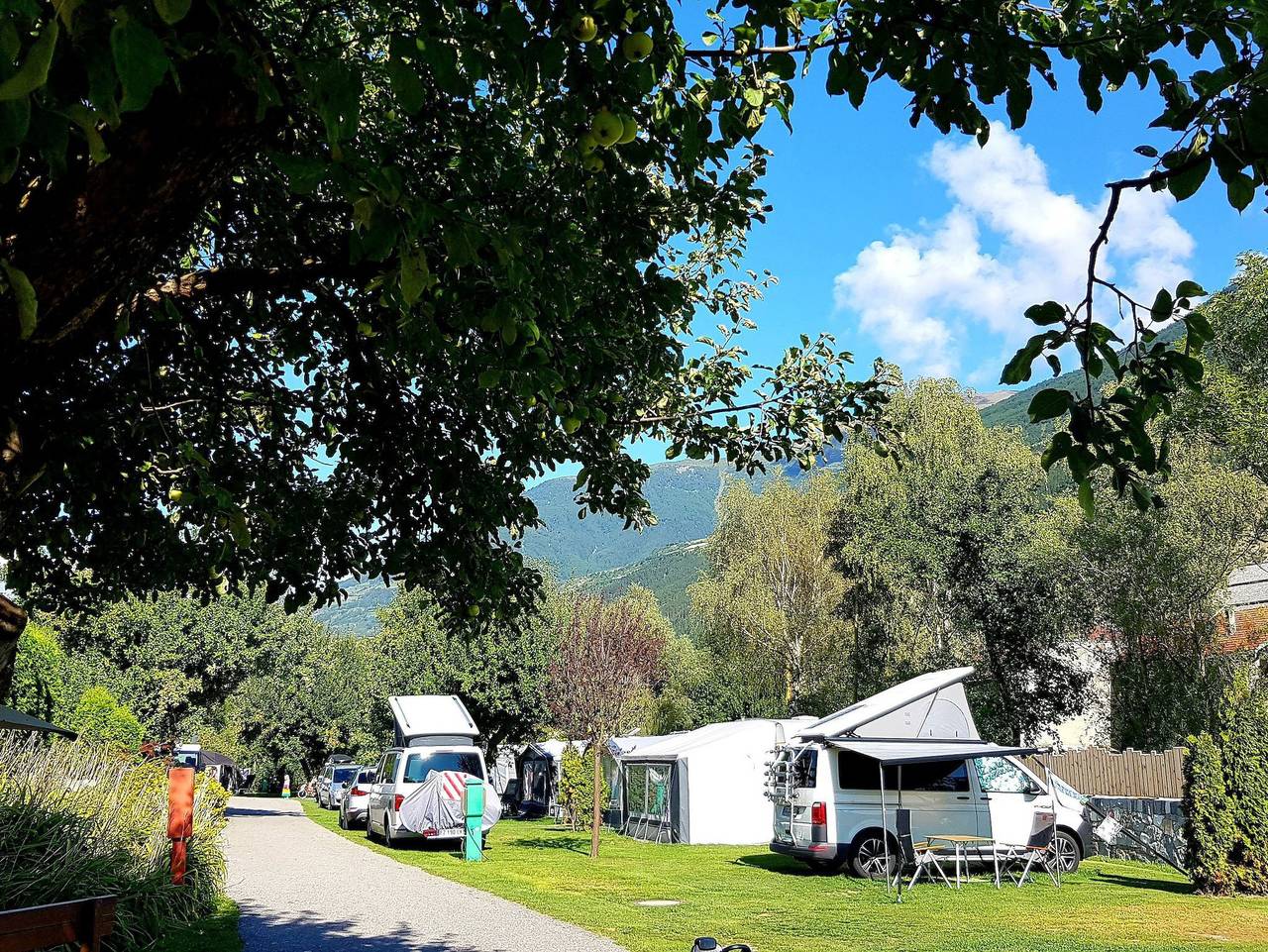 Camping Badlerhof in Laas, Nationalpark Stilfser Joch
