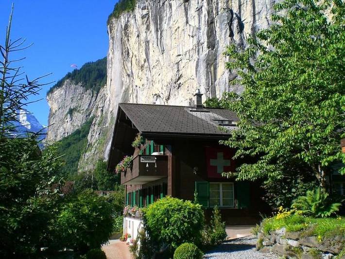 Vakantiewoning voor 6 personen, met terras en tuin in Lauterbrunnen