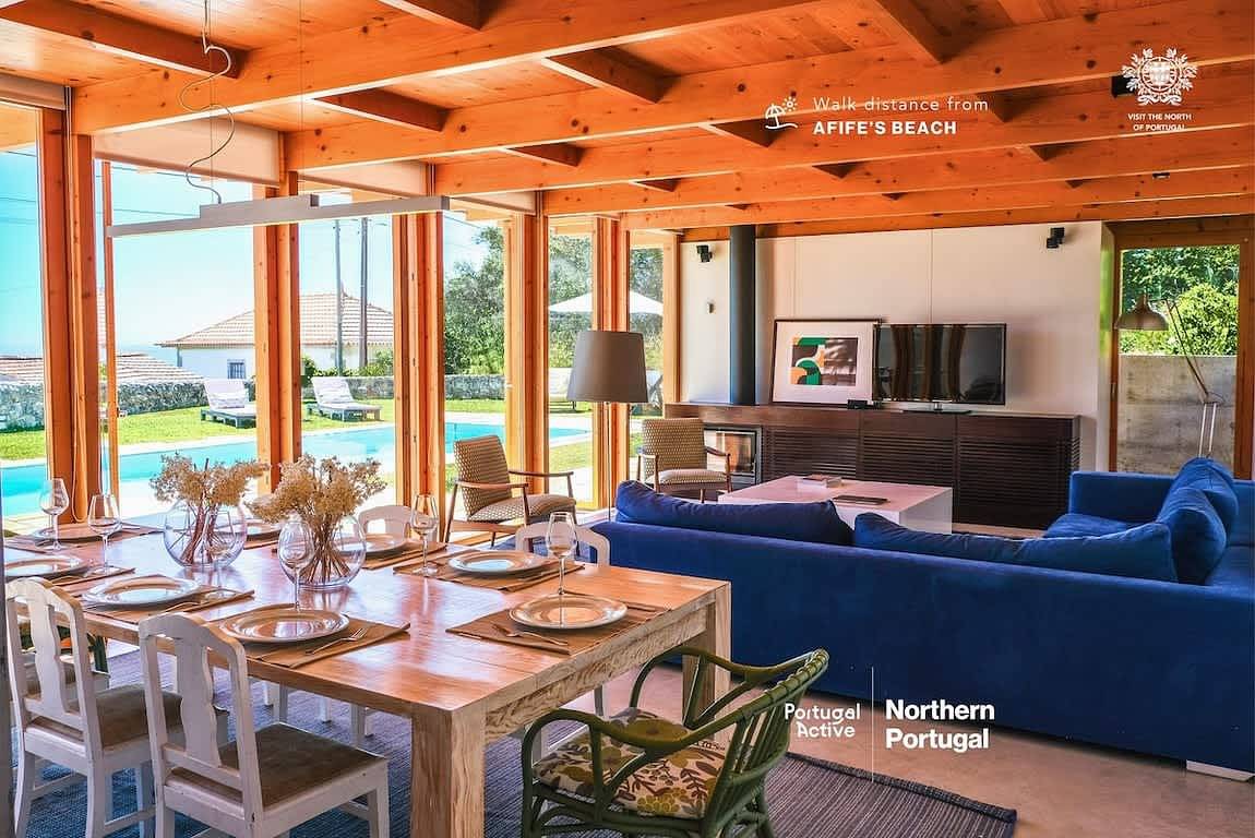 Portugal Active Atlantic Lodge I Sea View Premium Villa in Afife, Viana do Castelo Distrikt