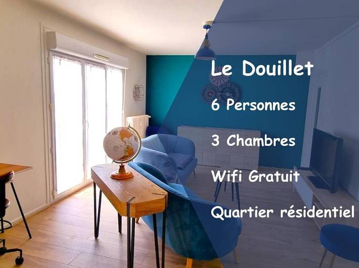 Gîte pour 6 personnes, avec Balcon ainsi que Jardin et Vue à Crouy