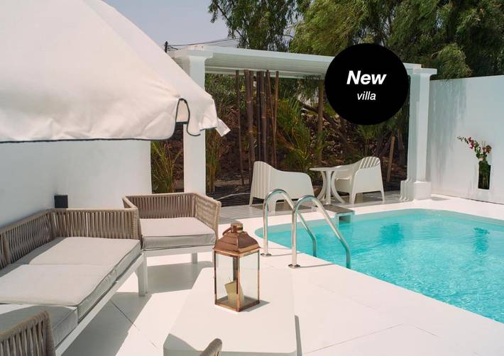 Chalet para 2 personas, con piscina además de jardín y vistas en Lajares