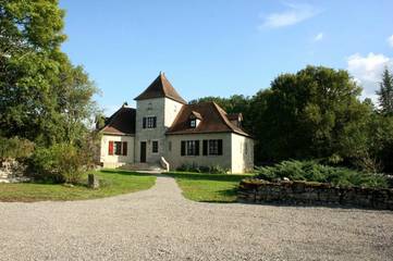 Cottage pour 4 personnes, avec piscine ainsi que jardin et vue, animaux acceptés à Issendolus
