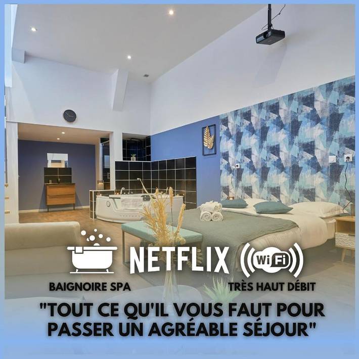 Appartement de vacances pour 2 personnes, avec jacuzzi