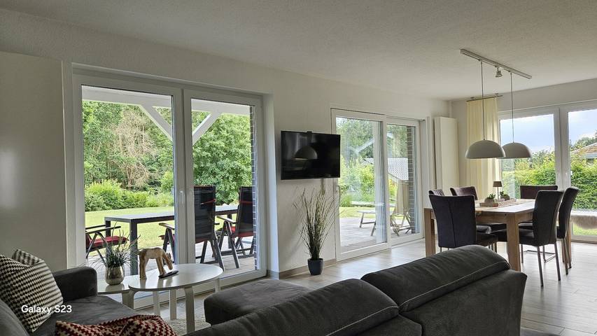 Ferienhaus für 6 Personen, mit Garten und Sauna sowie Terrasse