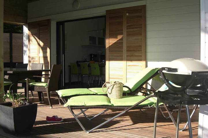 Location de vacances pour 5 personnes, avec Terrasse et Jardin dans Plage de Kerhornou