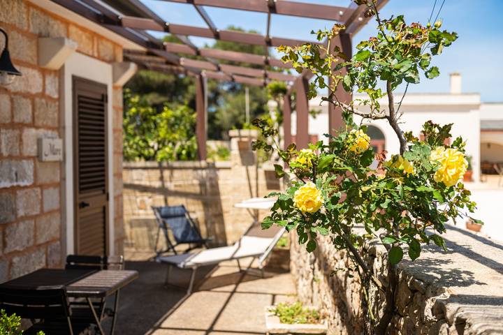 Camera 'Cielo' con Terrazza Privata, Wi-Fi e Aria Condizionata in Santa Cesarea Terme, Provincia di Lecce