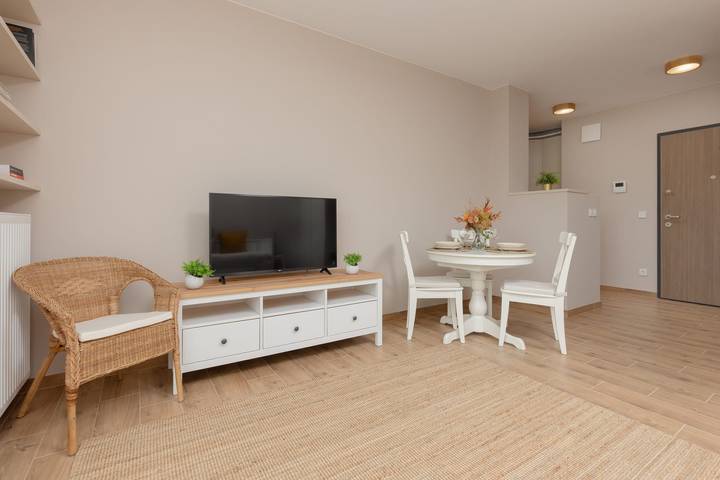 Entire apartment, Modern Studio with Terrace in Praga | Private Parking in Warsaw, Masovia