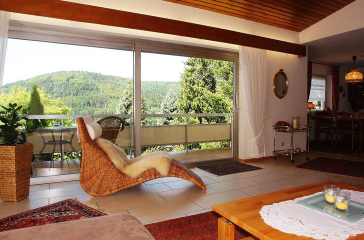 Ganze Wohnung, Apartment 'Talblickappartement - Whg 2' mit gemeinsamer Terrasse, Garten und Wlan in Seelbach, Mittlerer Schwarzwald
