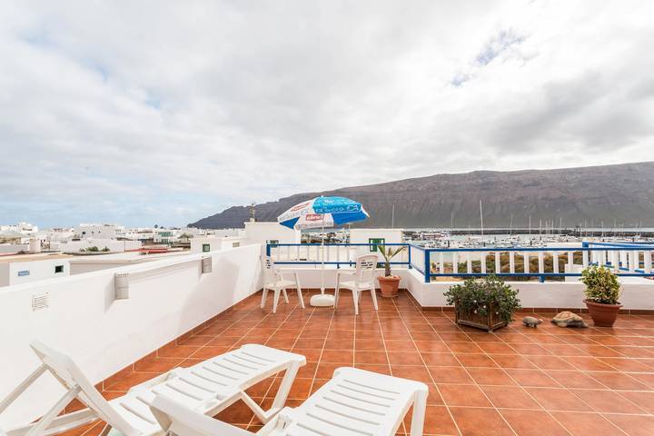 Ferienhaus "El Sombrerito 5" mit Terrasse & Wlan in La Graciosa, Parque Natural Archipiélago Chinijo