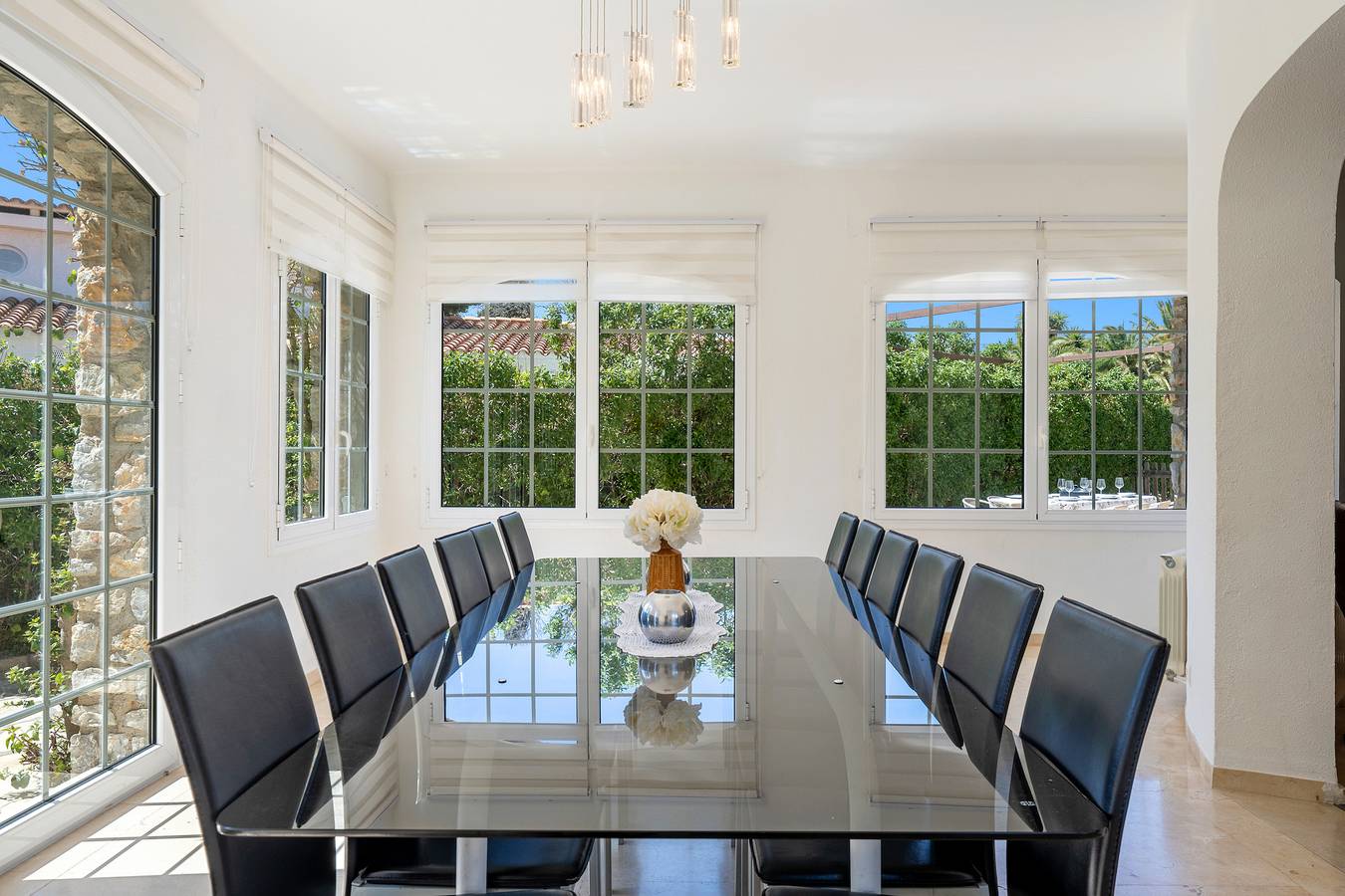 Maison de vacances 'Villa Cristal' avec vue sur la mer, Wi-Fi et climatisation in Miami Platja, Costa Dorada