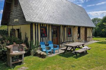 Gîte pour 2 personnes, avec piscine à Fatouville-Grestain