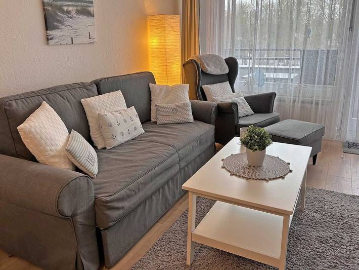 Ferienwohnung für 4 Personen, mit Balkon in Damp