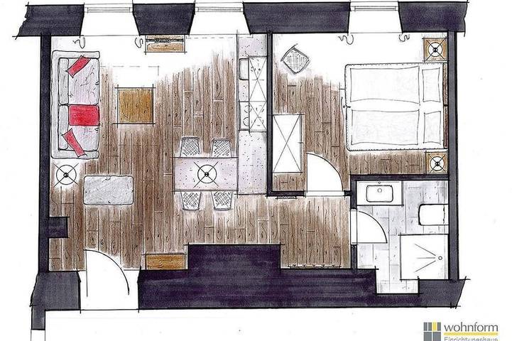 BnB für 4 Personen in Unterammergau