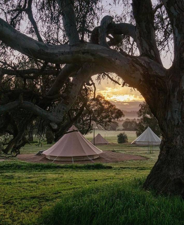 Camping für 2 Personen, mit Garten und Ausblick sowie Pool in Victoria