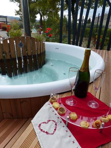 Maison d’hôte pour 2 personnes, avec vue ainsi que sauna et jardin à Peyruis