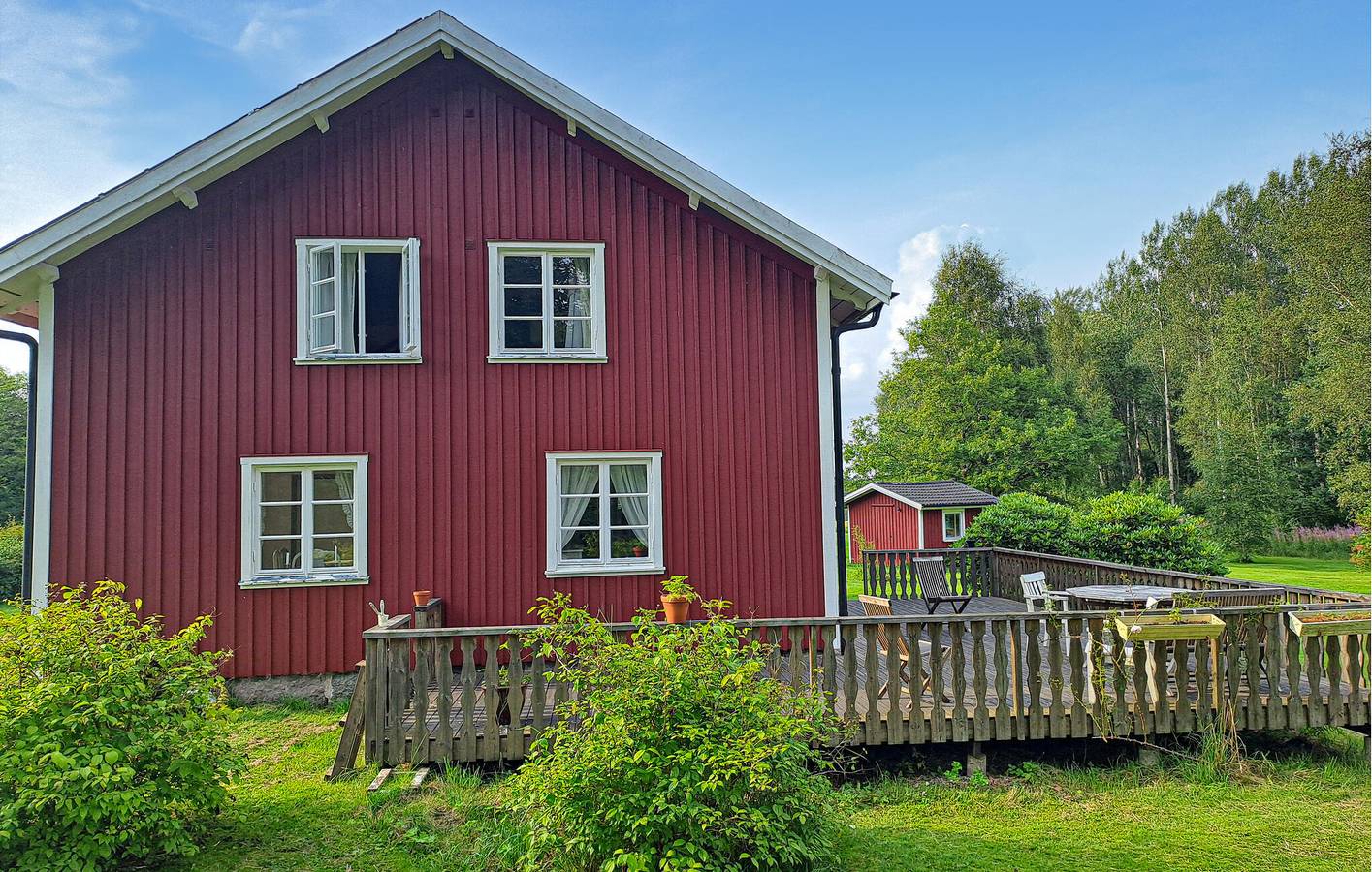 Vakantiehuis voor 8 personen met tuin in Gemeente Mark, Västergötland