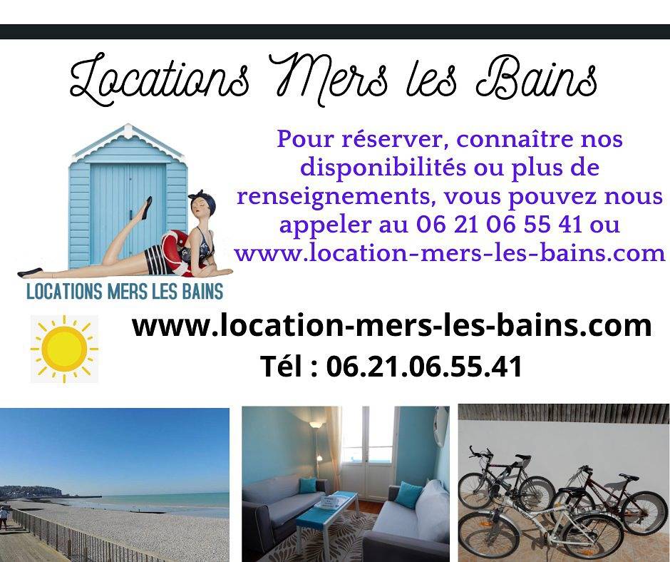 Appartement entier, La Vue Mers - vue panoramique, balcon, 100 m plage, vélos in Mers-les-Bains, Région d'Abbeville
