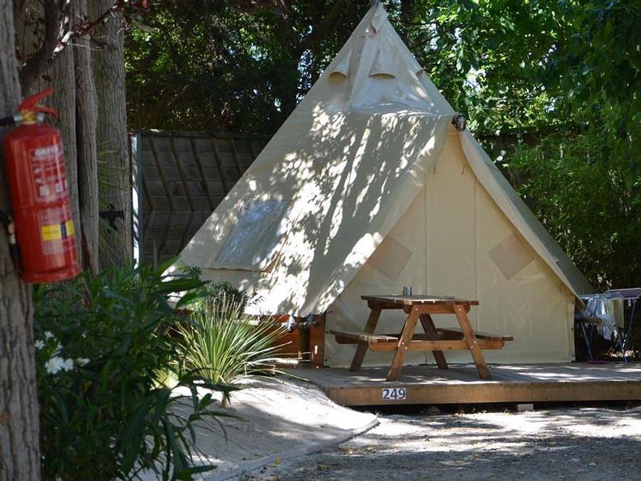 Camping l'Oasis Palavasienne - Tienda de campaña 4 personas - Tipi de 18 m² (sin instalaciones sanitarias) in Lattes, Côte d'Améthyste
